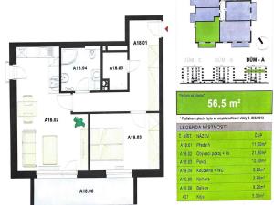 Prodej bytu 2+kk, Poděbrady - Poděbrady III, Nerudova, 56 m2
