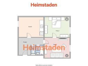 Pronájem bytu 2+1, Havířov - Město, 17. listopadu, 55 m2