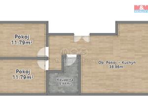 Prodej bytu 3+kk, Plzeň - Severní Předměstí, Křížkova, 66 m2