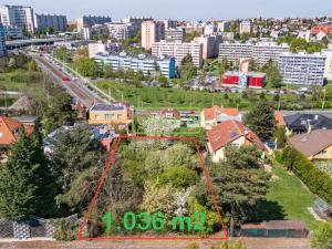 Prodej pozemku pro komerční výstavbu, Praha - Stodůlky, Pod viaduktem, 1036 m2