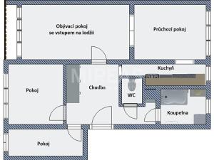 Pronájem bytu 4+1, Nymburk, Dlabačova, 85 m2