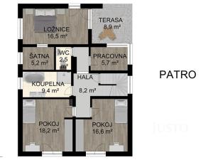 Prodej rodinného domu, Písek, Na Ryšavce, 170 m2