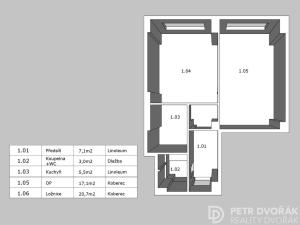 Prodej bytu 2+kk, Praha - Libeň, Čihákova, 53 m2