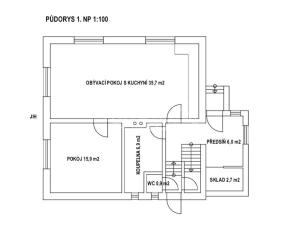 Prodej rodinného domu, Dobrovice, 1. máje, 166 m2