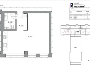 Pronájem bytu 1+kk, Zlín, Lorencova, 42 m2