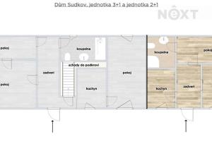 Prodej rodinného domu, Sudkov, 150 m2