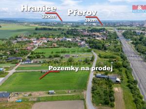 Prodej pozemku pro bydlení, Přerov - Přerov V-Dluhonice, 1233 m2