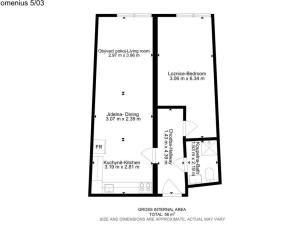 Pronájem bytu 2+kk, Praha - Břevnov, Na Větrníku, 54 m2