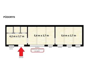 Pronájem skladu, Zákolany, 55 m2