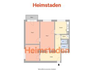 Pronájem bytu 3+1, Ostrava - Mariánské Hory, Zelená, 76 m2