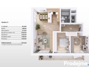 Prodej bytu 3+kk, Únanov, 96 m2