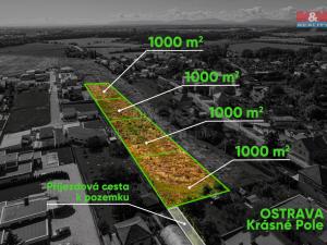 Prodej pozemku pro bydlení, Ostrava - Krásné Pole, 4137 m2