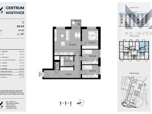 Prodej bytu 4+kk, Hostivice, Čsl. armády, 85 m2