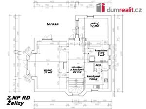 Prodej rodinného domu, Želízy, 286 m2