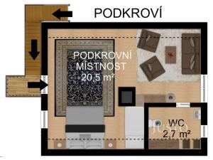 Prodej rodinného domu, Kestřany - Zátaví, 86 m2