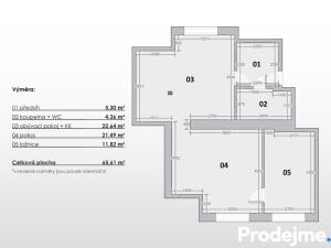 Prodej bytu 3+kk, Znojmo, Palliardiho, 66 m2