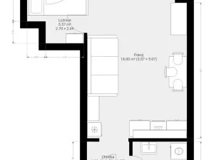 Pronájem bytu 2+kk, Brno - Staré Brno, Pekařská, 29 m2