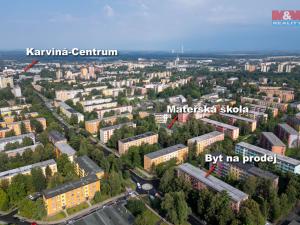 Prodej bytu 2+1, Karviná - Mizerov, Na Kopci, 54 m2