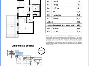 Prodej bytu 4+kk, Český Krumlov - Latrán, Za Jitonou, 89 m2