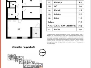 Prodej bytu 3+kk, Český Krumlov - Latrán, Za Jitonou, 77 m2