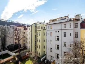 Pronájem bytu 1+1, Praha - Karlín, Hybešova, 33 m2