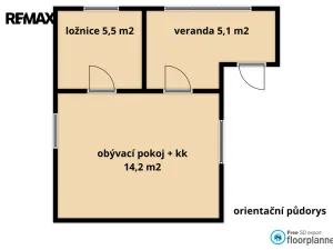 Prodej chaty, Valdíkov, 33 m2