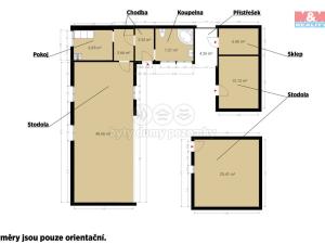 Prodej rodinného domu, Štěkeň - Nové Kestřany, 21 m2