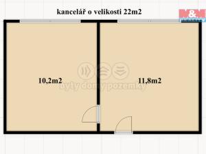 Pronájem kanceláře, Rychnov nad Kněžnou, Sokolovská, 22 m2