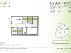 Prodej bytu 2+kk, Brandýs nad Labem-Stará Boleslav - Stará Boleslav, Mělnická, 43 m2