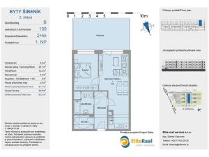 Prodej bytu 2+kk, Olomouc, Třída Jiřího Pelikána, 57 m2