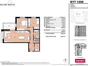 Prodej bytu 3+kk, Praha - Hrdlořezy, V Třešňovce, 86 m2