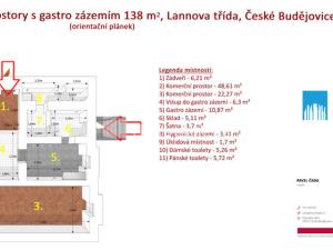 Pronájem obchodního prostoru, České Budějovice - České Budějovice 6, Lannova tř., 138 m2