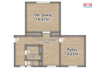 Pronájem bytu 2+kk, Jince, Čsl. dělostřelců, 56 m2