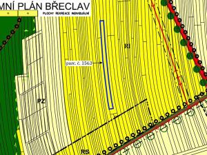 Prodej pozemku pro bydlení, Břeclav, 1395 m2