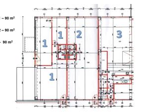 Pronájem kanceláře, Litvínov, 90 m2