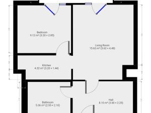 Pronájem bytu 2+kk, Jinočany, Za Devítkou, 41 m2