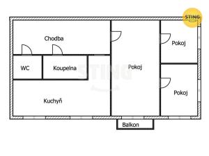 Prodej bytu 3+1, Mohelnice, Lidická, 68 m2