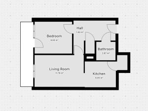 Pronájem bytu 2+kk, Praha - Michle, U plynárny, 38 m2