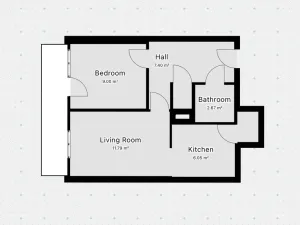 Pronájem bytu 2+kk, Praha - Michle, U plynárny, 38 m2