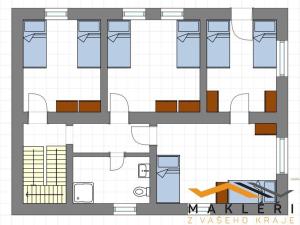 Pronájem pokoje, Kunštát, Palackého, 160 m2