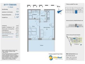 Prodej bytu 2+kk, Olomouc, Třída Jiřího Pelikána, 46 m2