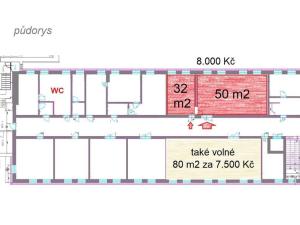 Pronájem kanceláře, Zákolany, 82 m2