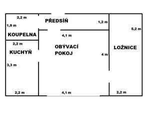 Prodej bytu 2+1, Zlín, Podlesí III, 42 m2