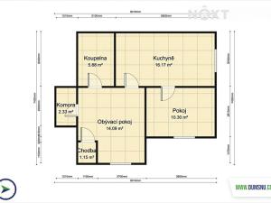 Pronájem bytu 2+1, Zábřeh, Československé armády, 32 m2