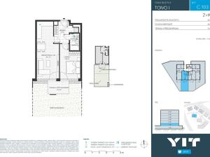 Prodej bytu 2+kk, Praha - Chodov, Komárkova, 50 m2