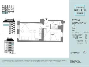 Prodej bytu 2+kk, Praha - Žižkov, Tachovské náměstí, 45 m2