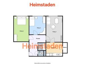 Pronájem bytu 3+1, Frýdek-Místek - Místek, Zahradní, 62 m2