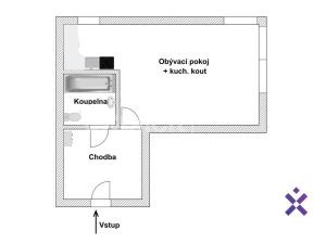 Prodej bytu 1+kk, Strážnice, Ořechovka, 41 m2