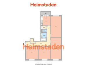 Pronájem bytu 4+1, Ostrava - Poruba, Nezvalovo náměstí, 104 m2