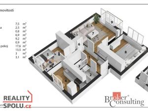 Prodej bytu 3+1, Třebechovice pod Orebem, Habrmanova, 62 m2